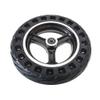 10inch Anti-Slip Front Casters Replacement for Electric Wheelchair, 10x2.125 Honeycomb Tire Wheel Assembly, 12mm Bearing view 2