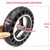 10inch Anti-Slip Front Casters Replacement for Electric Wheelchair, 10x2.125 Honeycomb Tire Wheel Assembly, 12mm Bearing view 4
