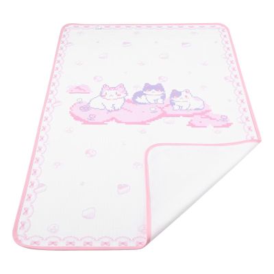 Landofgenie Printed Washable Bed Pads for Mens Women Waterproof Pee Pad 30"x45.5" Changing Pad for Adults Pixel Cat