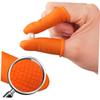 200Pcs Disposable Latex Finger Covers Wear-Resistant Finger Sleeves Anti-Static Protective Caps for Cooking and Office Use view 4