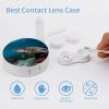 BWQJKUO Portable Round Sea Turtle Printed Contact Lens Case Is Stylish And Compact, Easy to Carry And Protects Lenses. view 3