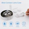 BWQJKUO Portable Round Shih Tzu Dog Printed Contact Lens Case Is Stylish And Compact, Easy to Carry And Protects Lenses. view 3