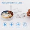 BWQJKUO Portable Round Rock Climbing Sports Printed Contact Lens Case Is Stylish And Compact, Easy to Carry And Protects Lenses. view 3