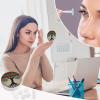 BWQJKUO Portable Round Tree of Life Palestinian Flag Printed Contact Lens Case Is Stylish And Compact, Easy to Carry And Protects Lenses. view 4