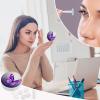 BWQJKUO Portable Round Purple Butterfly Printed Contact Lens Case Is Stylish And Compact, Easy to Carry And Protects Lenses. view 4