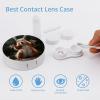 BWQJKUO Portable Round Squirrel Funny Animal Printed Contact Lens Case Is Stylish And Compact, Easy to Carry And Protects Lenses. view 3