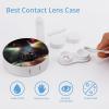 BWQJKUO Portable Round Rock Band Stage Printed Contact Lens Case Is Stylish And Compact, Easy to Carry And Protects Lenses. view 3