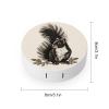 BWQJKUO Portable Round Skunk Printed Contact Lens Case Is Stylish And Compact, Easy to Carry And Protects Lenses. view 2