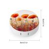 BWQJKUO Portable Round Red Poppy Flowers Printed Contact Lens Case Is Stylish And Compact, Easy to Carry And Protects Lenses. view 2