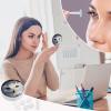 BWQJKUO Portable Round Snowy Owl Eyes Printed Contact Lens Case Is Stylish And Compact, Easy to Carry And Protects Lenses. view 4