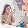 BWQJKUO Portable Round Sloth And Flowers Printed Contact Lens Case Is Stylish And Compact, Easy to Carry And Protects Lenses. view 4