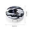 BWQJKUO Portable Round Seals on Ice Printed Contact Lens Case Is Stylish And Compact, Easy to Carry And Protects Lenses. view 2
