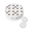 BWQJKUO Portable Round Stars Eastern Stars Printed Contact Lens Case Is Stylish And Compact, Easy to Carry And Protects Lenses. view 1