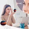 BWQJKUO Portable Round Palm Tree Sunset Printed Contact Lens Case Is Stylish And Compact, Easy to Carry And Protects Lenses. view 4