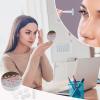 BWQJKUO Portable Round Pink Flamingos Printed Contact Lens Case Is Stylish And Compact, Easy to Carry And Protects Lenses. view 4