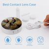 BWQJKUO Portable Round Pheasants Animals Printed Contact Lens Case Is Stylish And Compact, Easy to Carry And Protects Lenses. view 3