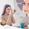 BWQJKUO Portable Round Vintage Music Note Printed Contact Lens Case Is Stylish And Compact, Easy to Carry And Protects Lenses. view 4