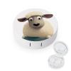 BWQJKUO Portable Round Sheep Printed Contact Lens Case Is Stylish And Compact, Easy to Carry And Protects Lenses. view 1