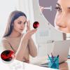 BWQJKUO Portable Round Red Black White Abstract Printed Contact Lens Case Is Stylish And Compact, Easy to Carry And Protects Lenses. view 4