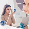 BWQJKUO Portable Round Snow Mountain Penguin Printed Contact Lens Case Is Stylish And Compact, Easy to Carry And Protects Lenses. view 4