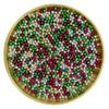 Edible Christmas Mixed Colour Pearl Sugar Sprinkles Candy 4mm Mini Pearls Cake Decorations Cupcake Toppers Cookie Decorating Perfect for Wedding Party Valentine Halloween Christmas Supplies 3OZ view 3