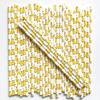 100 pcs Cartoon Giraffe Paper Straws, Cute Fun Yellow Fawn Deer Animal Decorative Disposable Drinking Straws, Children Kids 1st Birthday Baby Shower Party Craft Juice Cake Pop Sticks (Cartoon Giraffe) view 3