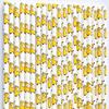 100 pcs Cartoon Giraffe Paper Straws, Cute Fun Yellow Fawn Deer Animal Decorative Disposable Drinking Straws, Children Kids 1st Birthday Baby Shower Party Craft Juice Cake Pop Sticks (Cartoon Giraffe) view 4