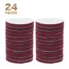 HARFINGTON 24pcs Scrubber Scouring Pads 400 Grits 4 Inch Drill Power Brush Hoop and Loop Surface Conditioning Disc Drill Scuffing Disc Scrub Pads for Home Kitchen Cleaning, Red view 3