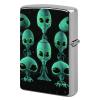 Aliens Lighter Case Double-Sided Graffiti Lighter Holder - Metal Lighters Protective Cover, Universal Fit for Standard Lighters, Stylish Gift for Men & Women view 1