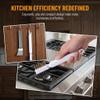 KMYZQDV 2Pcs Stove Cleaning Brush And Scraper, Brass Wire Rust Cleaner Brushes Cooktop Scraper, Clean Kit For Pots, Pans, Kitchen, Tile, And Household view 3