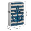 Anchor Lighter Case Double-Sided Graffiti Lighter Holder - Metal Lighters Protective Cover, Universal Fit for Standard Lighters, Stylish Gift for Men & Women view 2