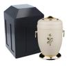 Burial set for funeral - Vault and metal urn set Funeral vault Complete burial niche Weatherproof urn (Rose/Vault) view 1