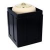 Burial set for funeral - Vault and metal urn set Funeral vault Complete burial niche Weatherproof urn (Rose/Vault) view 2