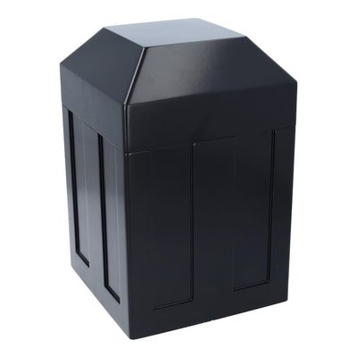 Capsule for an urn. Vault for an casket, a Container for a Cremation urn to be Buried in The Ground. (MEDIUM Size/Memorial Plaque/NO)