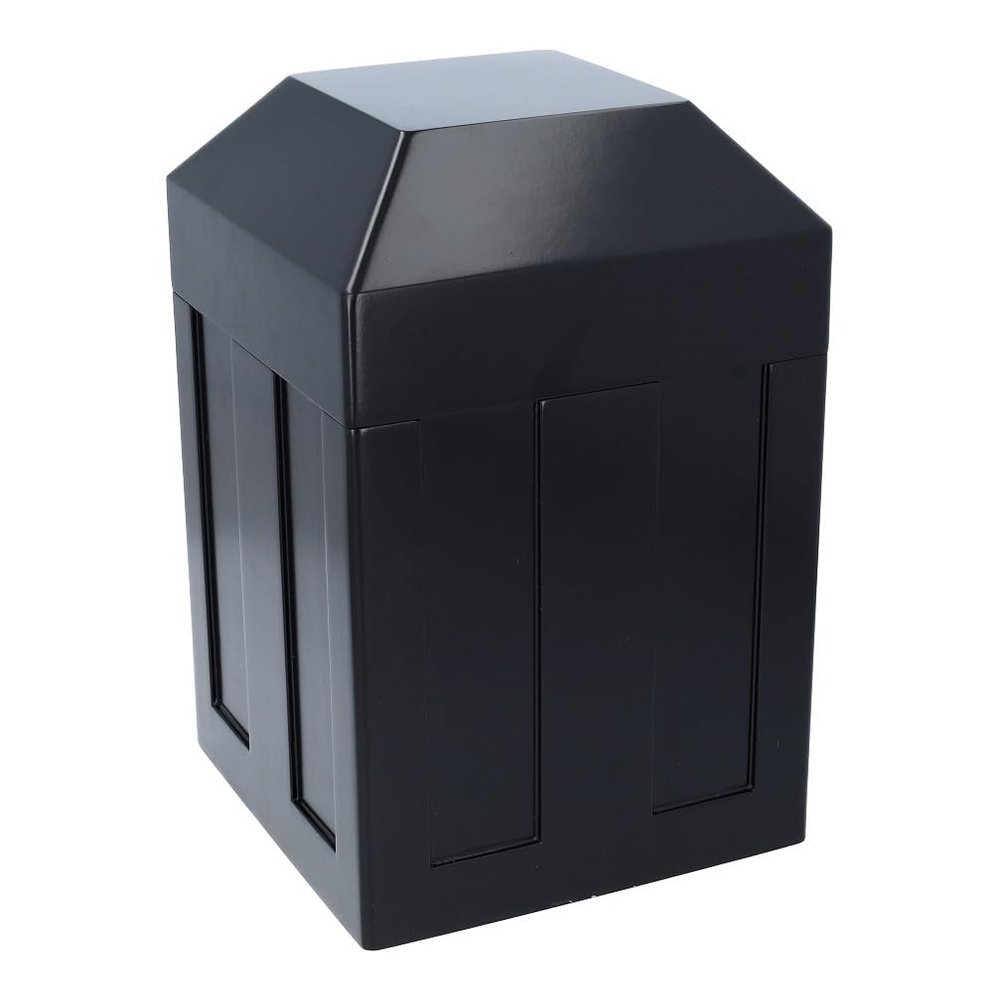 Capsule for an urn. Vault for an casket, a Container for a Cremation urn to be Buried in The Ground. (MEDIUM Size/Memorial Plaque/NO)