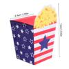 ABOOFAN 10pcs Independence Day Candy Boxes Party Favors Popcorn Style Snack Boxes for Wedding Party Event view 2