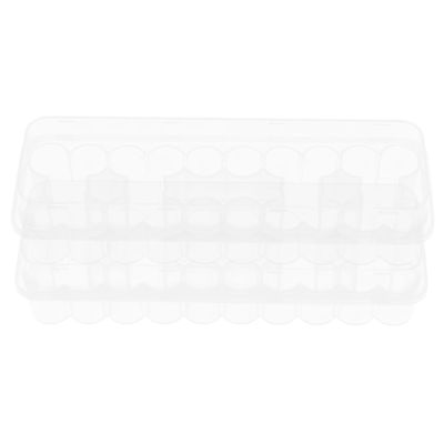 24Pcs Clinic Vial Organizer for Fridge Bottle Holder Protector Efficient Lab Storage Case for Injection Vials and Tubes