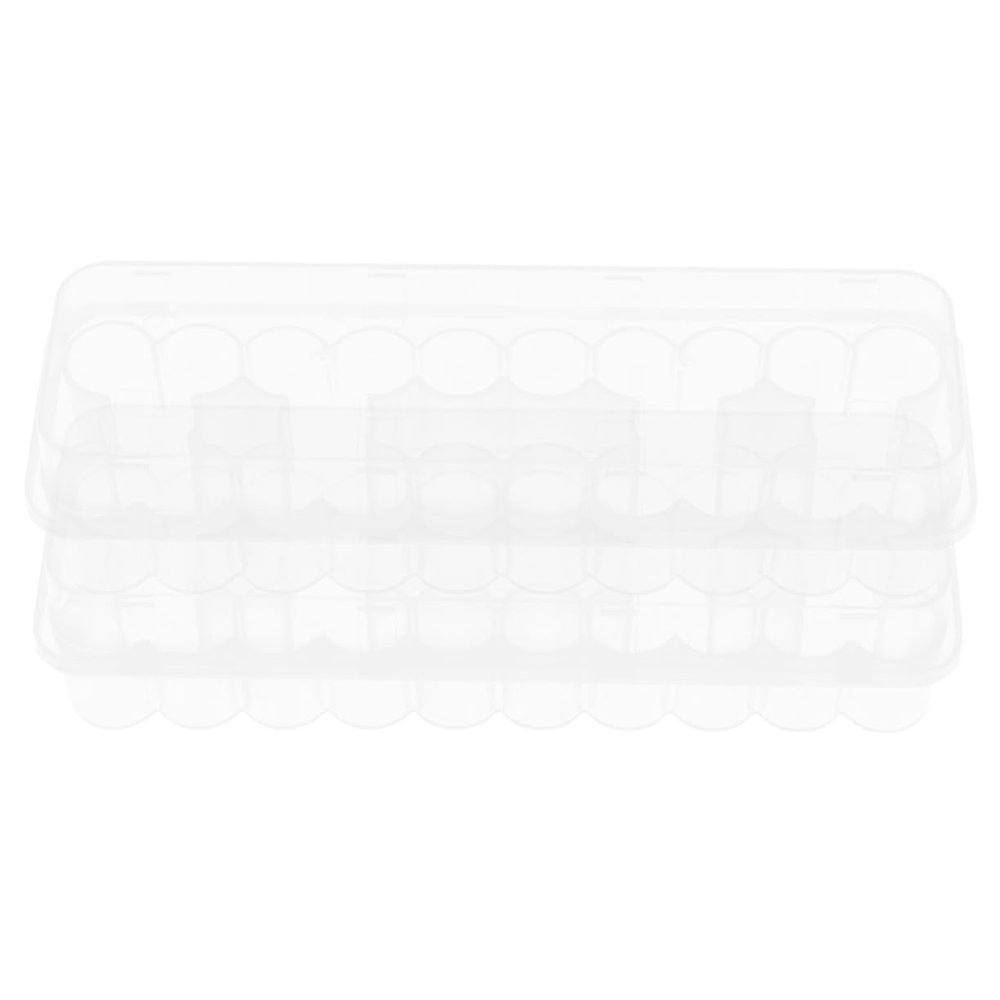 24Pcs Clinic Vial Organizer for Fridge Bottle Holder Protector Efficient Lab Storage Case for Injection Vials and Tubes