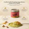 Crush Pistachio Kunafa Cream Spread Authentic Dubai Chocolate Filling Viral Dessert Ingredient Pure Pistachio Paste & Toasted Kataifi 200g Jar view 4