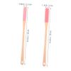TOVINANNA 3pcs Gentle Toe Cleaning Brush Soft Rubber Foot Scrubber Itch Relief Tool Shower Toe Brush Compact Design view 2