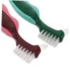 Beaupretty 2pcs Double-Ended Denture Brush Denture Cleaning Brush Firm Bristles for False Teeth Senior-Friendly Design view 3