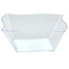5 oz Mini Clear Plastic Twist Dish Disposable Elegant Serving Bowl for Appetizers Desserts Tasting Samples Sauces and Snacks Ideal for Parties Weddings Catering Events and Buffet Displays (144) view 1