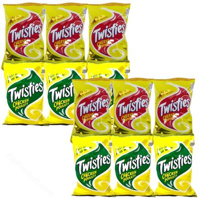 FIJI Simpler Snacks (Value Pack Of 12 x 20g) Favorite Puffs Snack Of The Pacific Islanders - Imported From FIJ