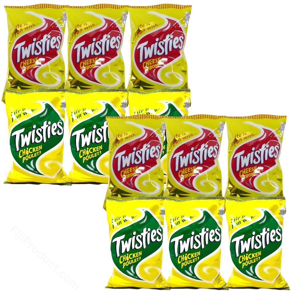 FIJI Simpler Snacks (Value Pack Of 12 x 20g) Favorite Puffs Snack Of The Pacific Islanders - Imported From FIJ
