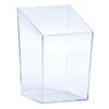 3.5 oz Clear Mini Square Tower Plastic Cup Disposable Transparent Dessert Cup for Appetizers, Mousse, Jelly, Parfaits, Tasting Samples, Elegant Serving Ware for Parties, Events, and Catering (12) view 1