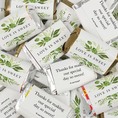 136 Pcs Botanical Wedding Candy Party Favors Miniatures Chocolate - No Assembly Required