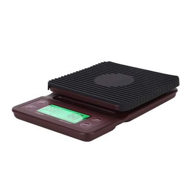 JSEIAJB 0.1-3000g Timing Scale, Food Scale, Digital Kitchen Scale Precise GraduationCoffee Electronic Scale Kitchen Food Jewelry Scale with LCD Green Backlit