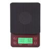 JSEIAJB 0.1-3000g Timing Scale, Food Scale, Digital Kitchen Scale Precise GraduationCoffee Electronic Scale Kitchen Food Jewelry Scale with LCD Green Backlit view 4