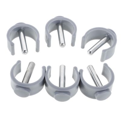 Beavorty 12pcs Walking Stick Accessories Lightweight Crutch Clamp -Shaped Latch Walking Cane Holder