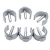 Beavorty 12pcs Walking Stick Accessories Lightweight Crutch Clamp -Shaped Latch Walking Cane Holder view 1